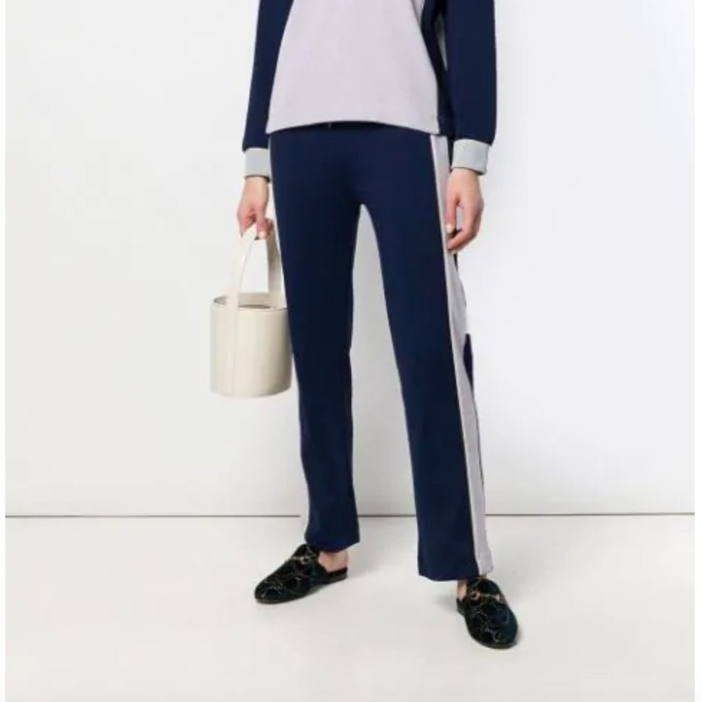 ALEXA CHUNG COTTON-BLEND TRACKPANTS
